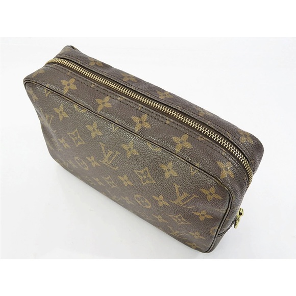 Louis Vuitton Monogram Toiletry Bag in Brown and Gold - Picture 8 of 16
